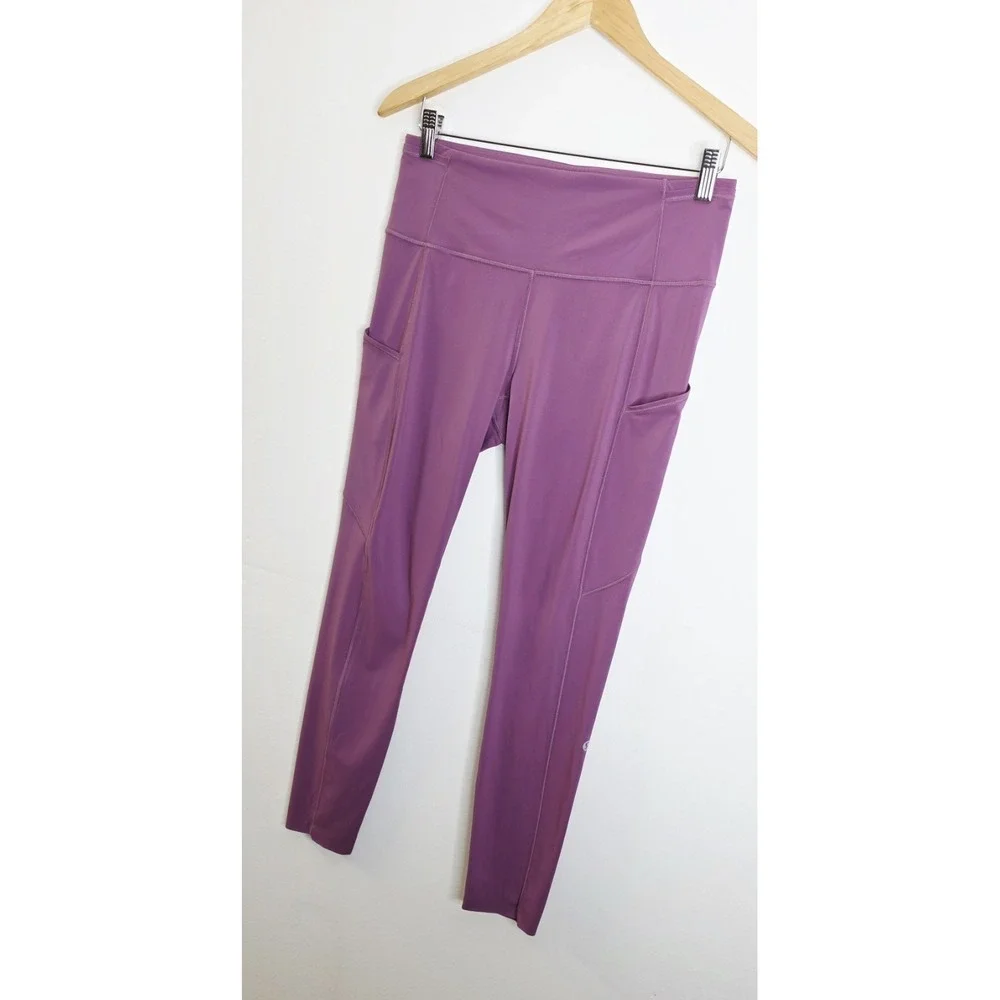 Lululemon Fast Free High Rise Tight Women's Size 8 Solid Purple 25